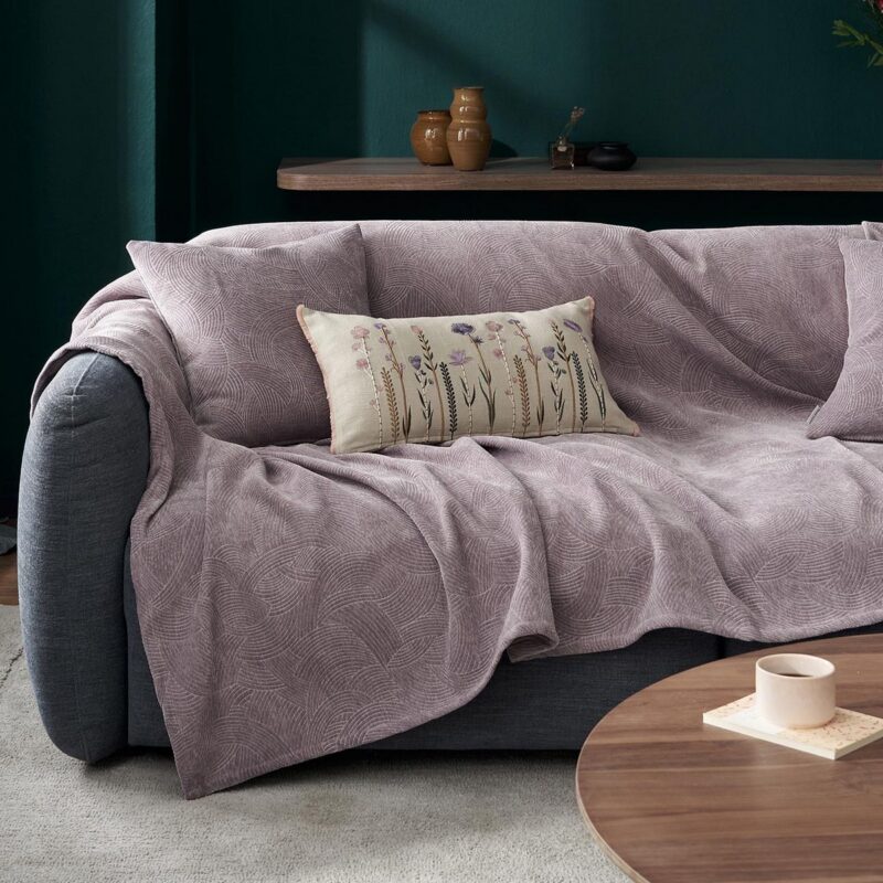 Ριχτάρι Πολυθρόνας 180x180cm GOFIS HOME Nimbus Arctic Purple 447/20