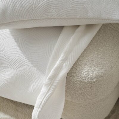 Ριχτάρι Πολυθρόνας 180x180cm GOFIS HOME Nimbus Poral White 447/26 - Image 4