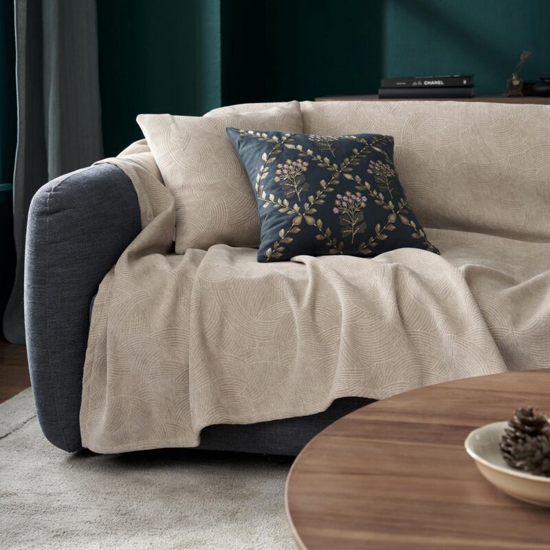 Ριχτάρι Πολυθρόνας 180x180cm GOFIS HOME Nimbus Warm Beige 447/39