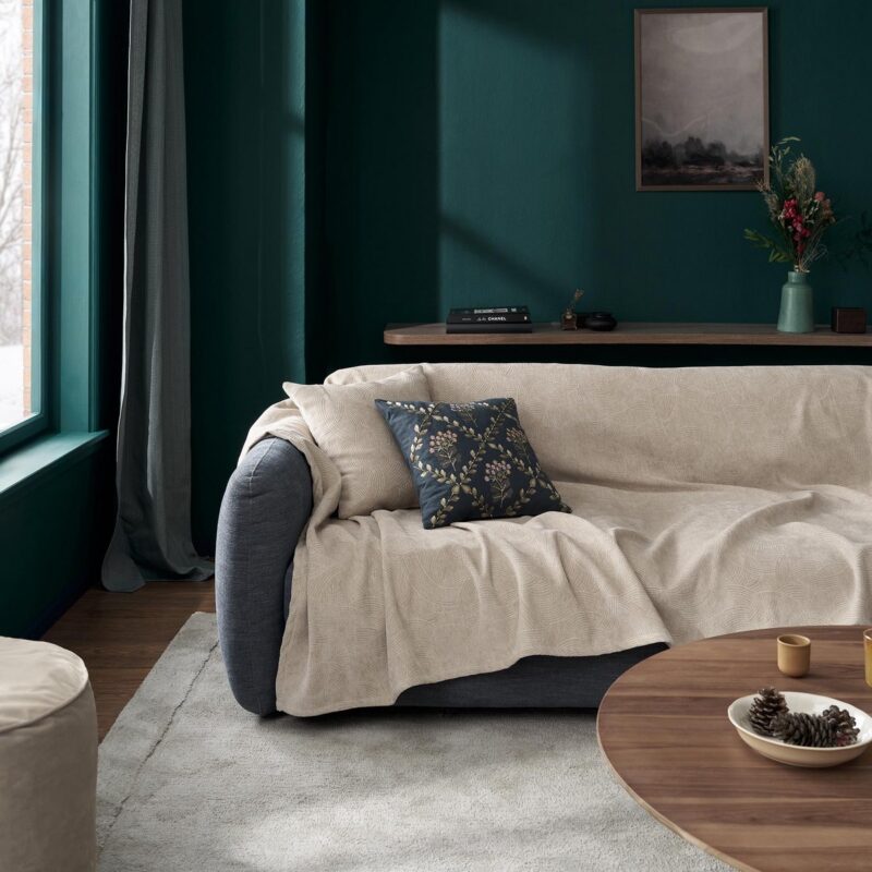 Ριχτάρι Διθέσιου 180x250cm GOFIS HOME Nimbus Warm Beige 447/39 - Image 5