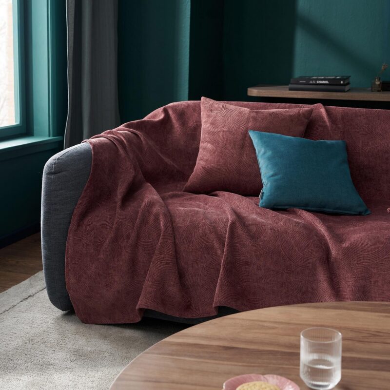 Ριχτάρι Τριθέσιου 180x300cm GOFIS HOME Nimbus Red Wine 447/02