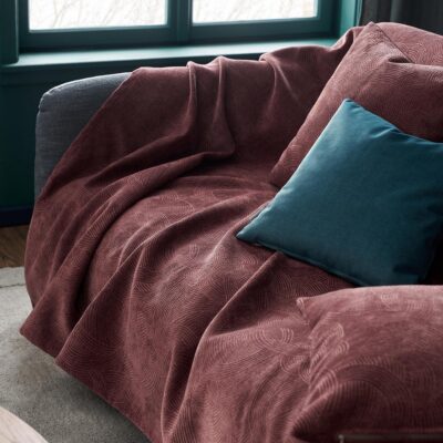 Ριχτάρι Τριθέσιου 180x300cm GOFIS HOME Nimbus Red Wine 447/02 - Image 5