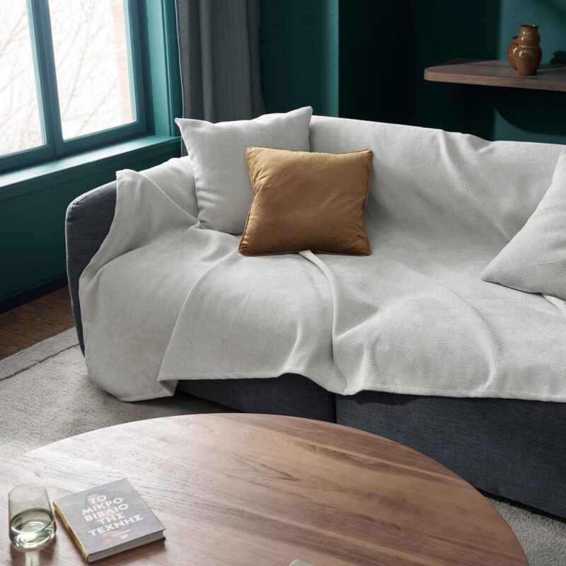Ριχτάρι Τριθέσιου 180x300cm GOFIS HOME Nimbus Opal Green 447/11 - Image 4