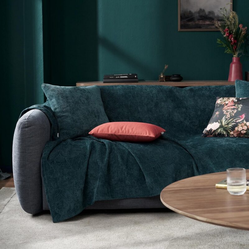 Ριχτάρι Τετραθέσιου 180x350cm GOFIS HOME Nimbus Deep Ocean Blue 447/18