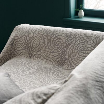 Ριχτάρι Πολυθρόνας 180x180cm GOFIS HOME Rune Silver Beige 448/45 - Image 3