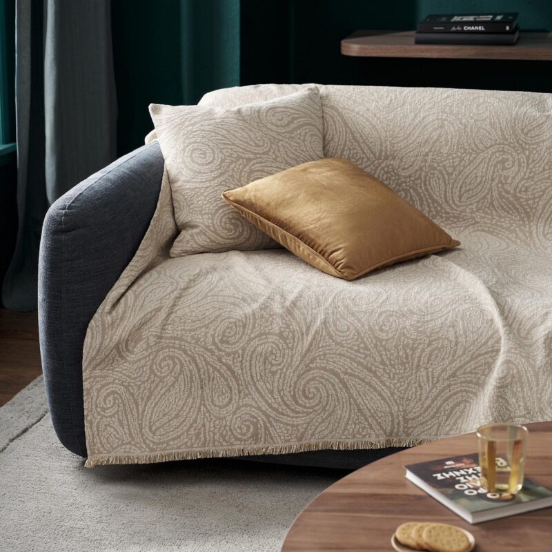 Ριχτάρι Τριθέσιου 180x300cm GOFIS HOME Beige 448/06