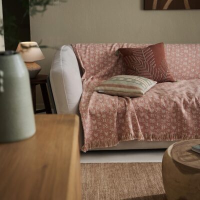 Ριχτάρι Πολυθρόνας 180x180cm GOFIS HOME Azar Russet 464/03 - Image 4