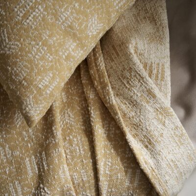Ριχτάρι Τετραθέσιου 180x350cm GOFIS HOME Azar Gold Leaf 464/04 - Image 5