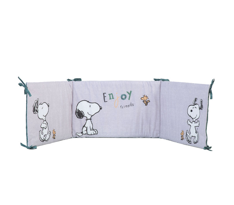 NEF-NEF ΠΑΝΤΑ ΚΟΥΝΙΑΣ SNOOPY ENJOY 60+67+60X40 ΤΥΠΩΤΗ ΒΡΕΦΙΚΗ ΕΞΩΤ:100%ΒΑΜΒΑΚΙ-ΕΣΩΤ:100%ΠΟΛΥΕΣΤΕΡ 60+67+60X40cm - Image 3