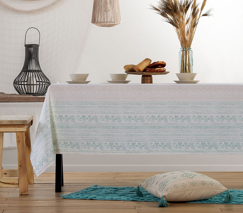 NEF-NEF ΤΡΑΠΕΖΟΜΑΝΤΗΛΟ GREYSON 140X140, 50% BAMB-50% ΠΟΛΥΕΣΤΕΡΑΣ - Image 2