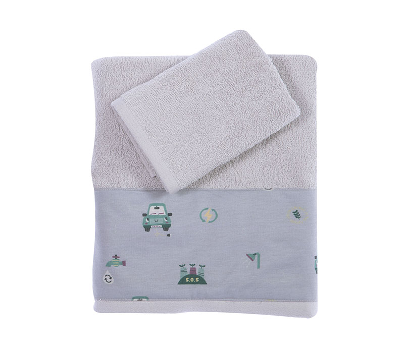 NEF-NEF ΒΡΕΦΙΚΕΣ ΠΕΤΣΕΤΕΣ ΣΕΤ 2TMX GREEN CAR, 100% BAMBAKI - Image 3